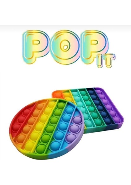renkli yumuşak popit fidget duyusal oyuncağı, eğlenceli ve kaliteli hobi ürünü