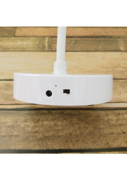 Dekoratif Dokunmatik Şarjlı 38CM LED Masa Lambası Ekru Renk fırsatları