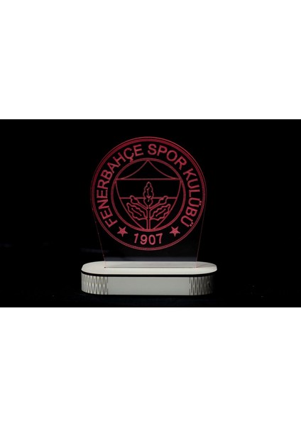 3D Gece Lambası Beyaz, Şık ve Modern Tasarım ile Odanızı Güzelleştirir