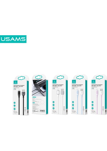 SJ595 2.4A Usb-Lightning (Iphone) Şarj ve Veri Kablosu - 1m, Pvc, 480MBPS modelleri