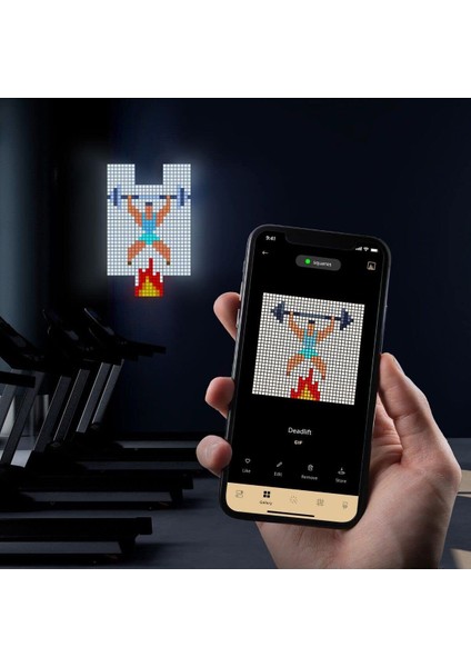 Twinkly Squares Başlangıç Kiti 64 GB 16 Milyon Renk Akıllı Işık Duvar Panelleri 6 Panel IP20 fırsatları