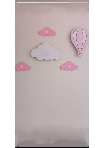 Sevimli Çocuk Odası Dekoratif Gece Lambası Beyaz Işık