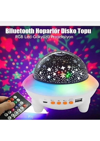 Yıldız Yansımalı Disko Topu ve Projeksiyon Gece Lambası Siyah fiyatları