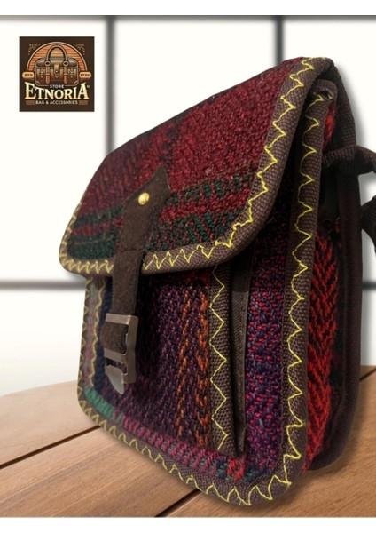El Yapımı Renkli Kadın Kilim Çanta, Şık ve Özgün Tasarım fırsatları