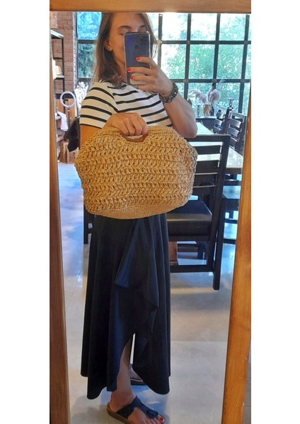 El Yapımı Hasır Çanta (Büyük Boy / Astarlı) fiyatları