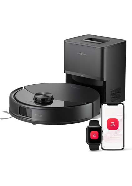 S8 Pro Plus Akıllı Siyah Robot Süpürge