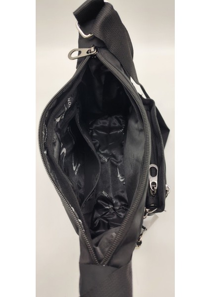 Şık Siyah Kumaş Kadın Çapraz Omuz Çanta, Hafif ve Kullanışlı Tasarım indirimleri