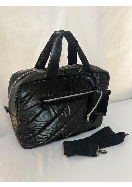 Şık Siyah Kol Çantası, Günlük Kullanım Için Uygun ve Hafif Tasarım