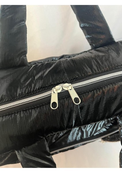 Şık Siyah Kol Çantası, Günlük Kullanım Için Uygun ve Hafif Tasarım