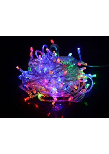 100 Ledli Kırmızı Yılbaşı Ağacı Işığı, Renkli, Parlak ve Şık Dekorasyon Işığı fiyatları