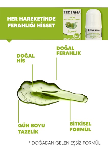 Doğal Roll-On Deodorant Bergamot fiyatları