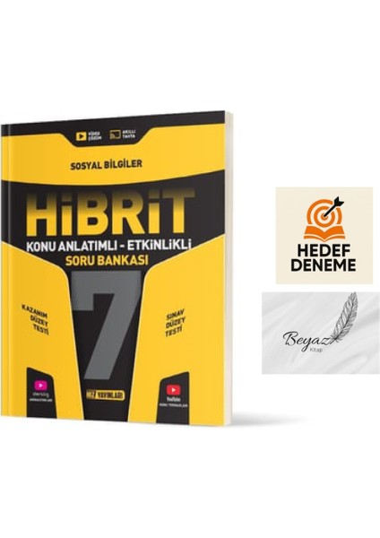 Hız 7.sınıf Hibrit Sosyal Bilgiler Konu Anlatımlı Soru Bankası Hedef Deneme