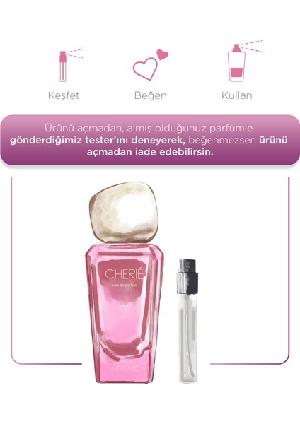 Cherié Edp 50 ml & Seyahat Boy 15 ml Kadın Parfüm Seti I Çiçeksi ve Fresh I Çilek, Ananas, Şakayık indirimleri