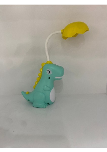 Yeşil Dinozor Masa Lambası, Şık ve Eğlenceli Aydınlatma Ürünü