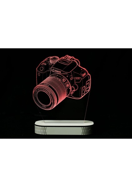 3D Renkli Masa Lambasıyla Ortamınıza Renk Katın, Şık ve Eğlenceli Tasarım