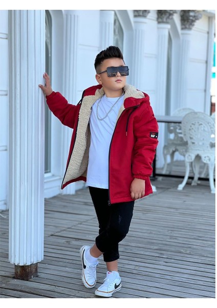 Erkek Çocuk Kapüşonlu Içi Kürklü Mont KM3050 fiyatları