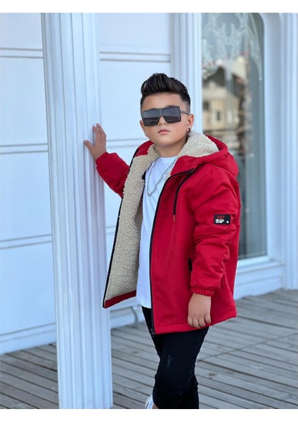 Erkek Çocuk Kapüşonlu Içi Kürklü Mont KM3050 indirimleri