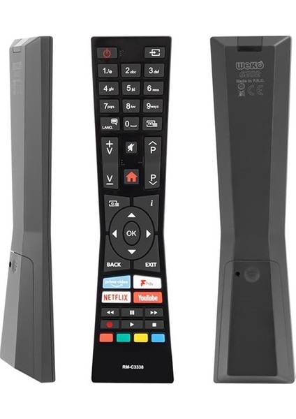 Vestel H0360A Netflix - Youtube - Prime Video Tuşlu Tv Kumandası