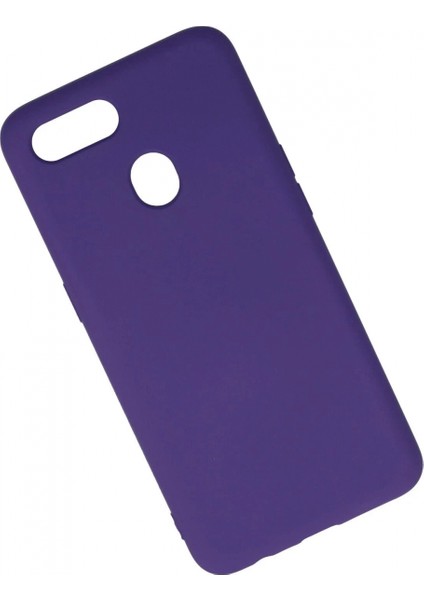 Oppo A12 Kılıf Nano Içi Kadife Silikon - Mor fiyatları