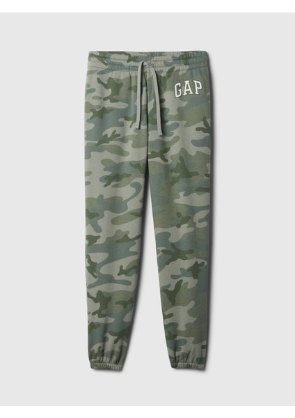 Kadın Kamuflaj Gap Logo Jogger Fleece Eşofman Altı modelleri