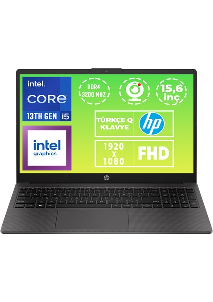 250 G10 I5-1334U 16GB 512GB SSD 15.6" Fhd Windows 11 Pro Taşınabilir Bilgisayar Taşınabilir Bilgisayar 9G1E4ET 013