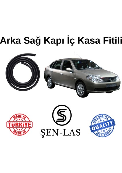 Renault Symbol (2.nesil) Şen-Las Sağ Arka Kapı Fitili ŞL1603