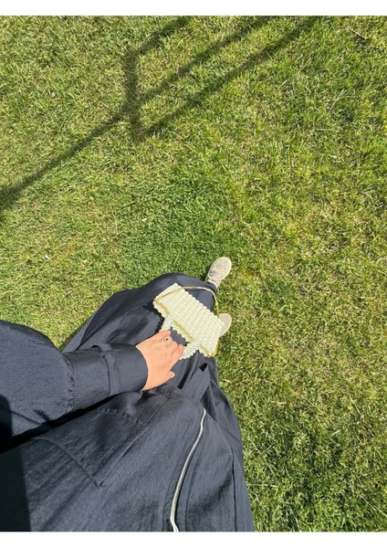 Bej Boncuklu Incili Çanta, Şık ve Kullanışlı, Güzel Tasarım ve Detaylar. fırsatları