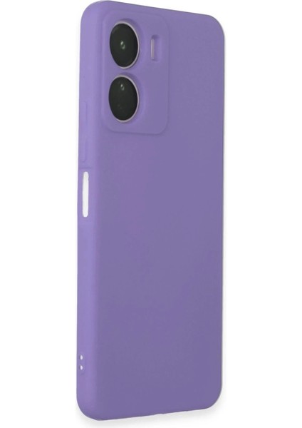 Vivo Y16 Kılıf First Silikon - Lila fiyatları