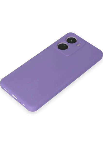 Vivo Y16 Kılıf First Silikon - Lila fırsatları