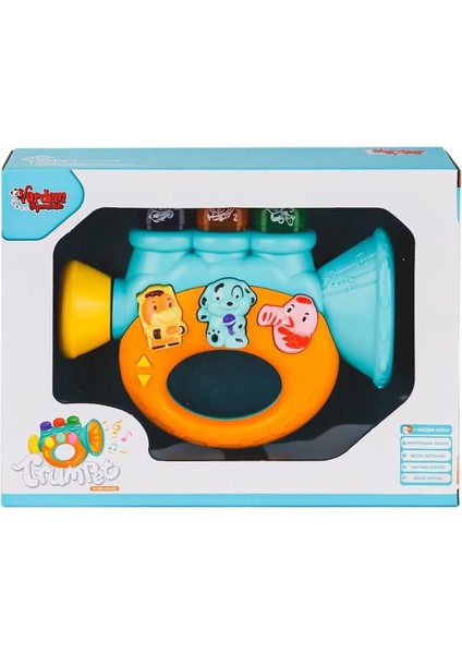 Bfs JLG-855-37A Işıklı ve Müzikli Trompet Bebek Pianosu -Vardem Oyuncak fiyatları