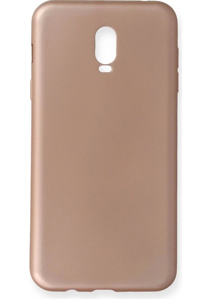 Samsung Galaxy C8 Kılıf First Silikon - Rose Gold