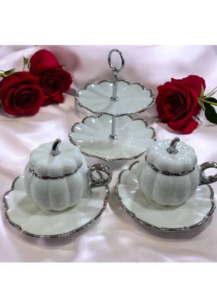 Mavi 2'li Mini Pasta ve Fincan Takımı, Şık ve Kullanışlı Tasarım modelleri