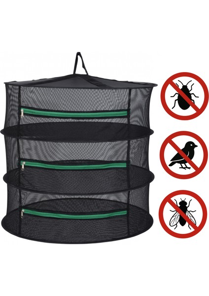 3 Katlı Fermuarlı Meyve Sebze Bitki Kurutma Filesi | Katlanabilir Meyve Sebze Bitki Doğal Kurutma Sepeti modelleri