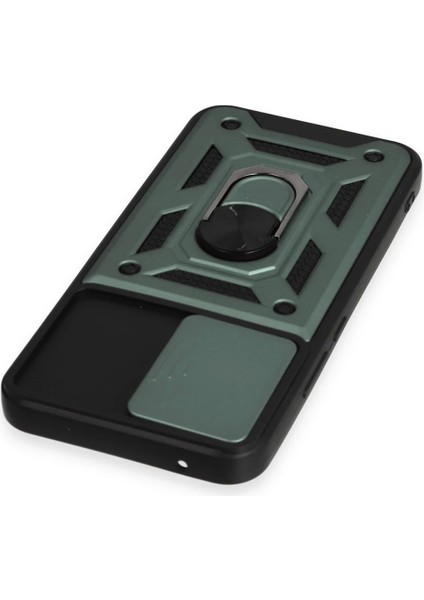 Samsung Galaxy A54 5g Kılıf Pars Lens Yüzüklü Silikon - Yeşil fırsatları