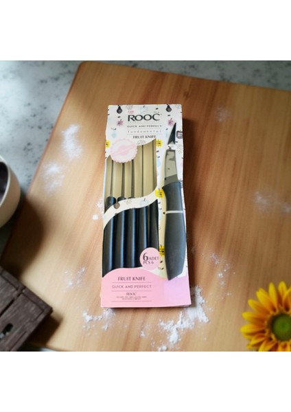 6 Lı Trendy Meyve Sebze Bıçağı