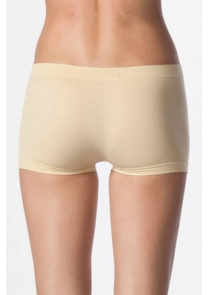 Kadın Ten Taktel Dikişsiz Mini Şort 2008