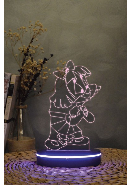 3D Renkli Gece Lambası, Sevimli Hayvan Figürü, Dekoratif ve Işıklandırıcı Ürün modelleri