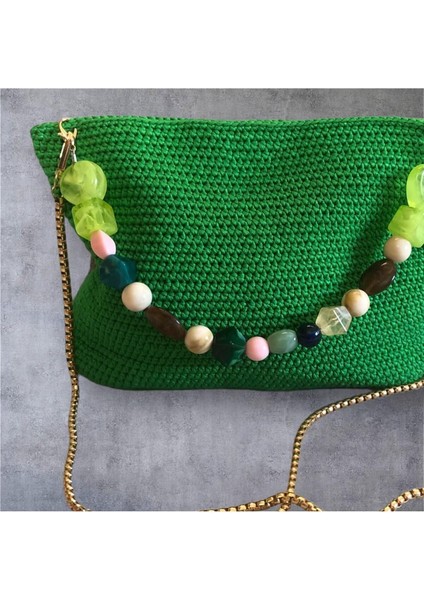 El Örgüsü Şık Yeşil Çanta, Zarif ve Hafif Tasarım fiyatları