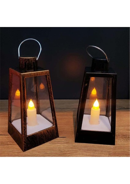 Şık Bronz Renkli Dekoratif Pilli Gemici Feneri, Ev ve Bahçe Için Müthiş Aydınlatma fiyatları