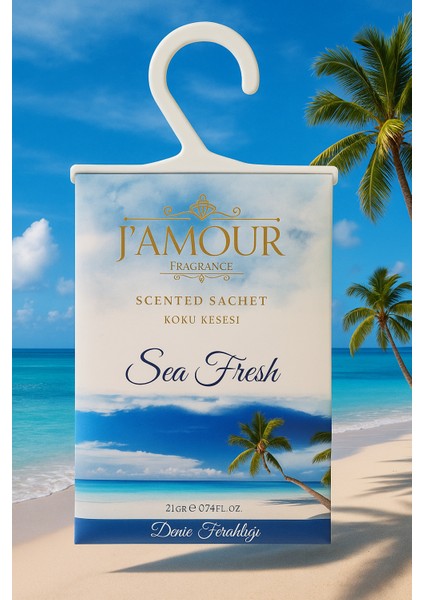 Sea Fresh (Deniz Ferahlığı) Askılı Dolap ve Çekmece Kokusu 5'li Paket. Uzun Süre Deniz Ferahlığı. fırsatları