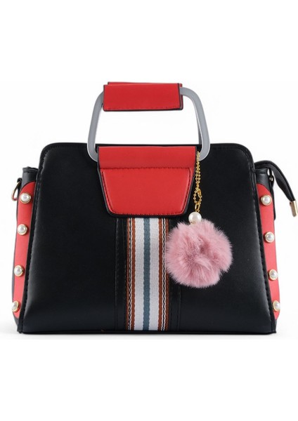 Şık Siyah Crossbody Kadın Omuz El Çantası, Yüksek Kalite ve Modern Tasarım