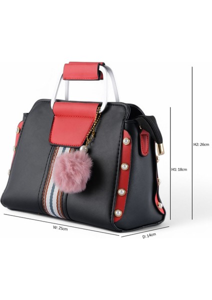 Şık Siyah Crossbody Kadın Omuz El Çantası, Yüksek Kalite ve Modern Tasarım fiyatları