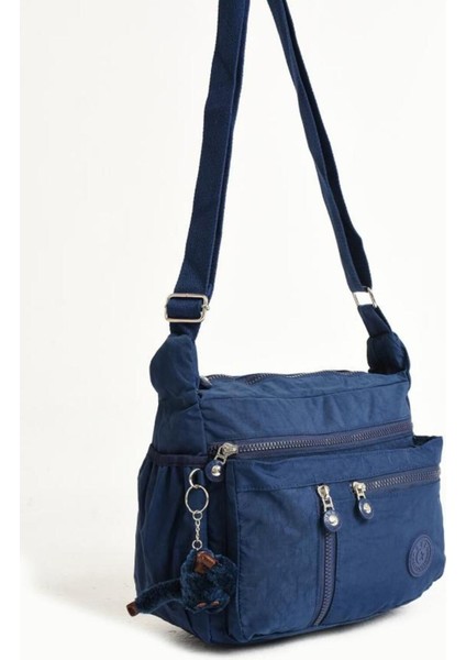 Lacivert Kadın Omuz Çantası, Çok Cepli, Hafif, Suya Dayanıklı, Günlük Kullanıma Uygun fırsatları