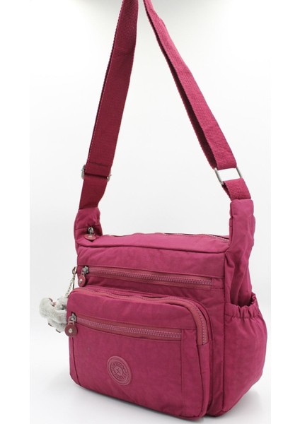 Suya Dayanıklı Kumaş Kadın Omuz Çantası 4100 Bordo, Şık ve Kullanışlı Tasarım modelleri