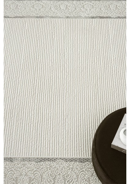 Dream Beyaz Gri Halı Modern Dokuma Halı Salon Oturma Odası Yatak Odası Halısı 13847A 80 x 150 fırsatları