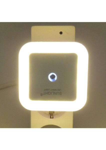 Kare LED Gece Lambası 0,5W, Işıklı, Fişli, Fotosel Sensörlü, 5'li Sarı Set fiyatları