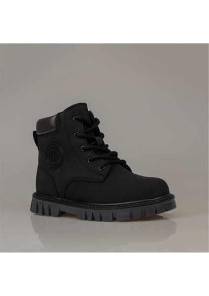 Siyah Unisex Kauçuk Kaymaz Taban Çocuk Bot fiyatları