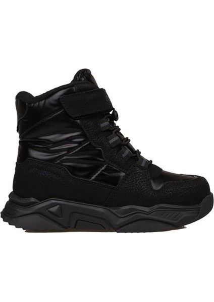 Siyah Kız Çocuk Lastikli Kar Botu fiyatları