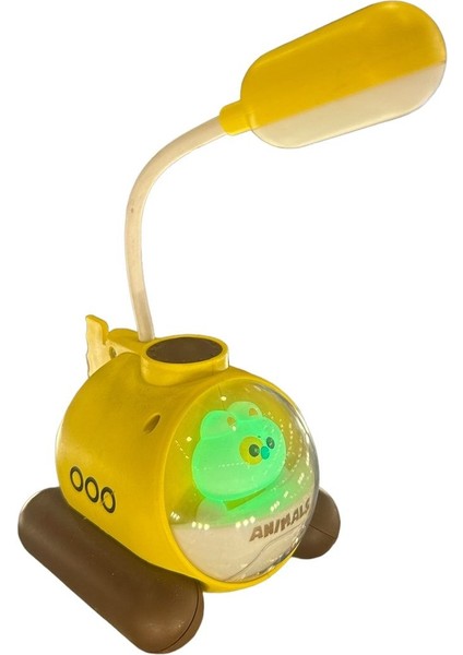 Sevimli Deniz Altı Figürlü Çocuk Masa Gece Lambası, Sarı Renk modelleri