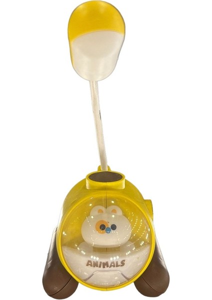 Sevimli Deniz Altı Figürlü Çocuk Masa Gece Lambası, Sarı Renk fırsatları